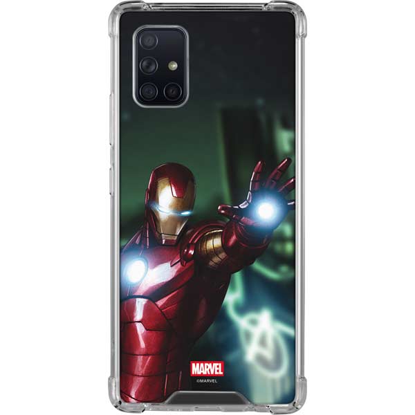 Marvel Tony Stark Iron Man Galaxy A71 5G Clear Case