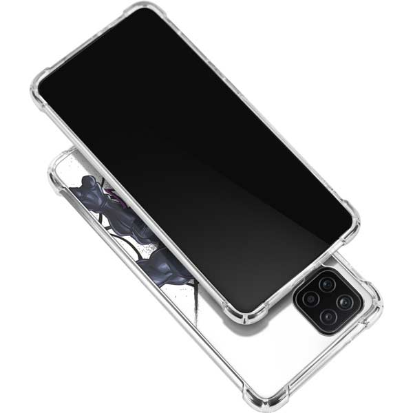 Marvel Venom Reaching Forward Galaxy A12 Clear Case