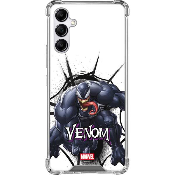 Marvel Venom Reaching Forward Galaxy A14 5G Clear Case