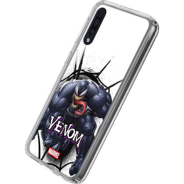 Marvel Venom Reaching Forward Galaxy A50 Clear Case