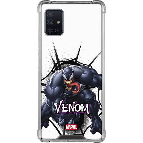 Marvel Venom Reaching Forward Galaxy A51 5G Clear Case