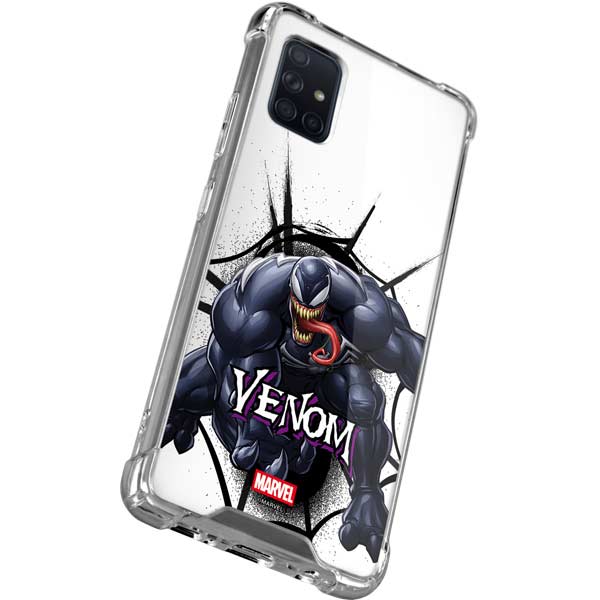Marvel Venom Reaching Forward Galaxy A71 5G Clear Case