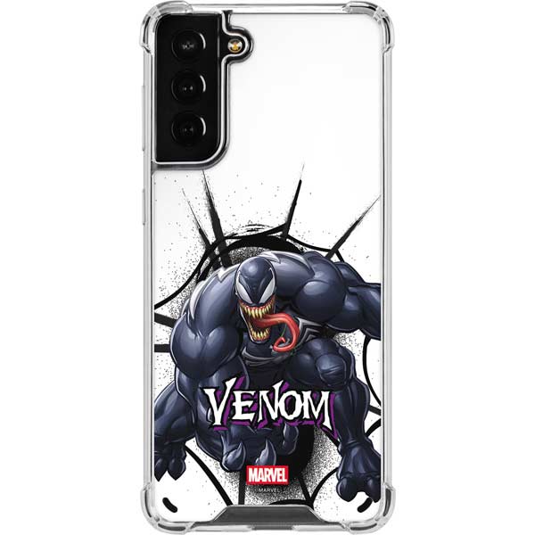 Marvel Venom Reaching Forward Galaxy S21 Plus 5G Clear Case