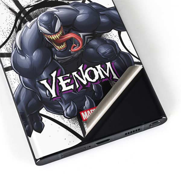 Marvel Venom Reaching Forward Galaxy S22 Ultra Skin
