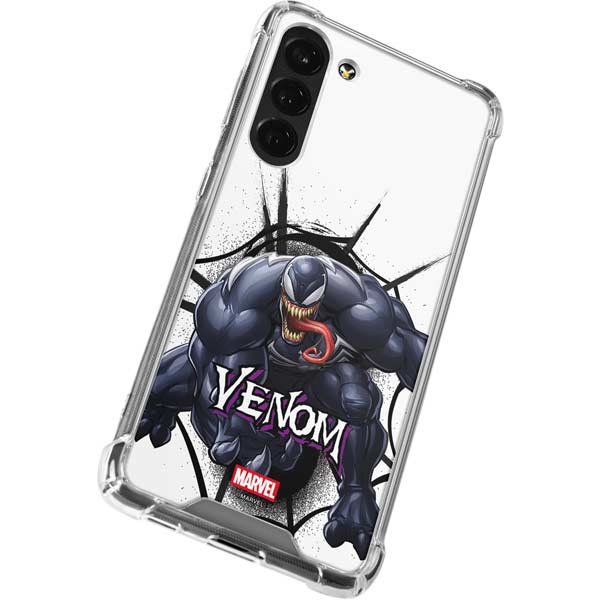 Marvel Venom Reaching Forward Galaxy S23 Plus Clear Case