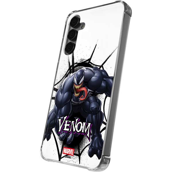 Marvel Venom Reaching Forward Galaxy S24 Plus Clear Case