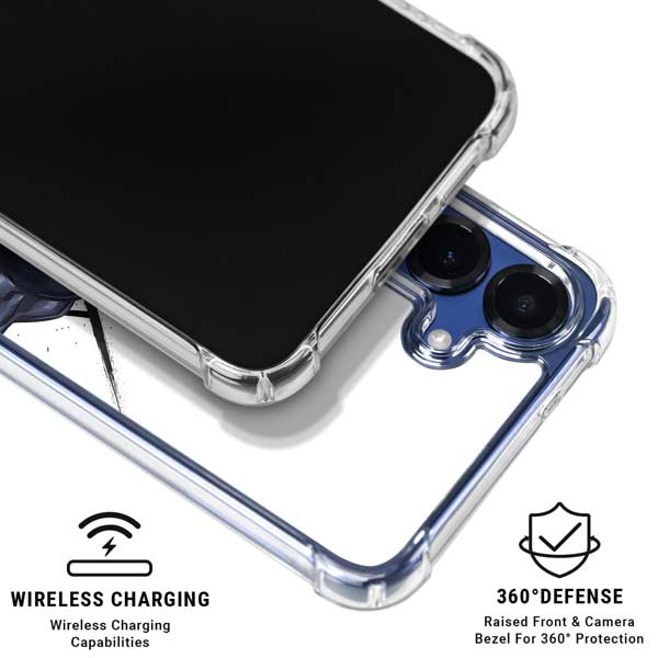 Marvel Venom Reaching Forward Galaxy S25 Clear Case