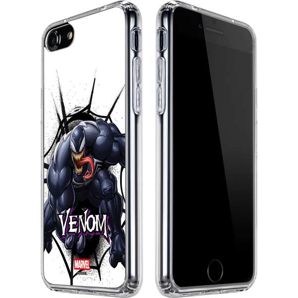 Marvel Venom Reaching Forward iPhone SE (2nd & 3rd Gen) Clear Case