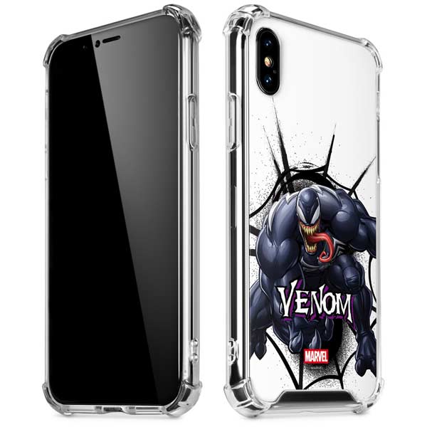 Marvel Venom Reaching Forward iPhone X/XS Clear Case