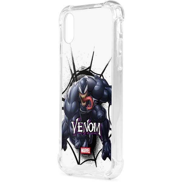 Marvel Venom Reaching Forward iPhone XS Clear Case