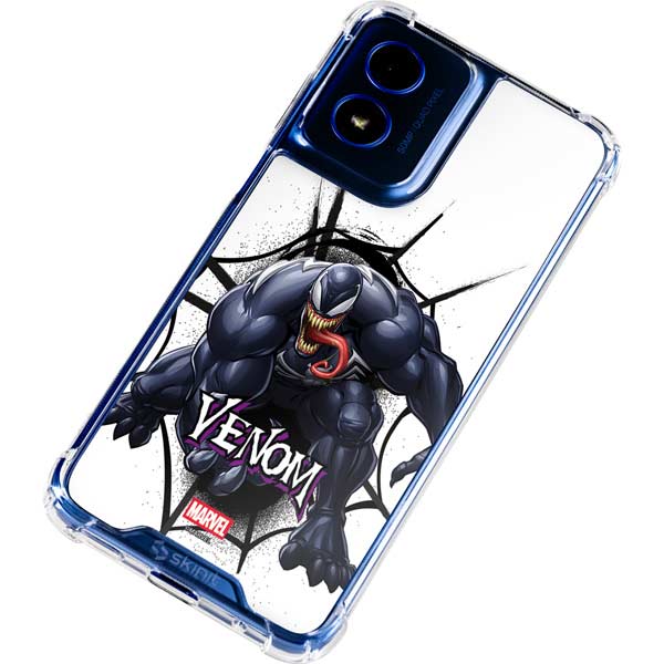 Marvel Venom Reaching Forward Moto G Play 4G (2024) Clear Case