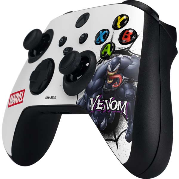 Marvel Venom Reaching Forward Xbox Series X Controller Skin
