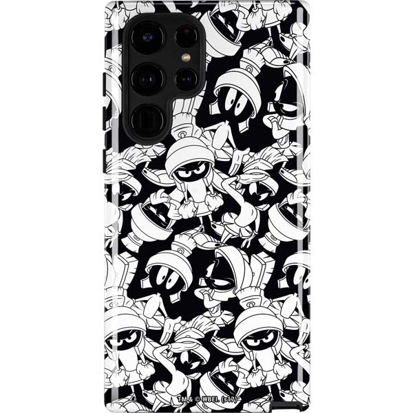 Galaxy S25 Ultra Looney Tunes Marvin Super Sized Pattern Impact Case ...