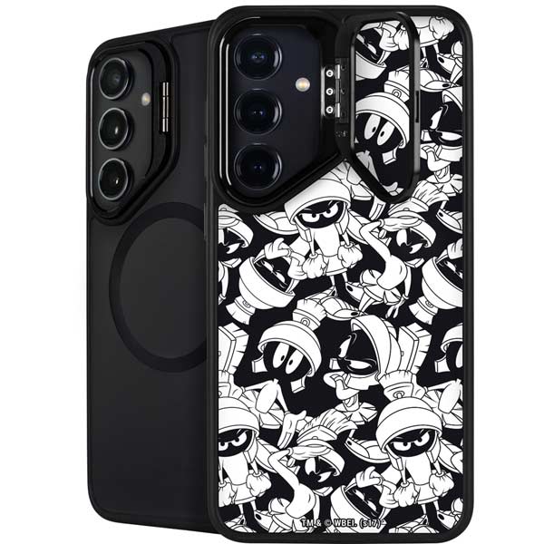 Looney Tunes Marvin Super Sized Pattern Galaxy S26 Kickstand Case