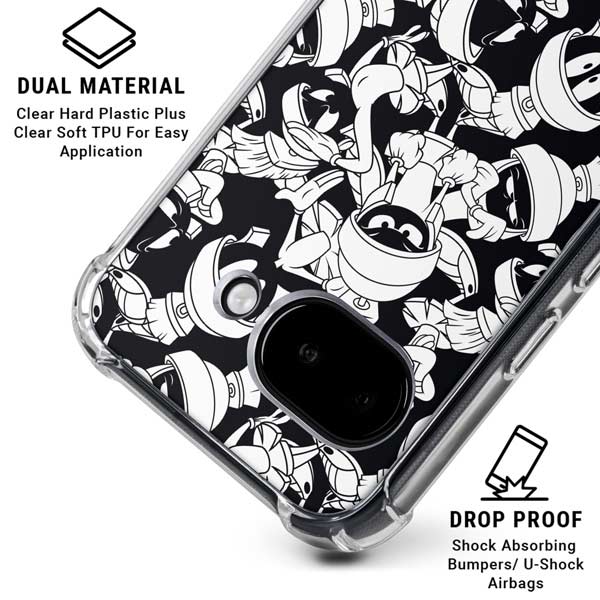 Marvin Super Sized Pattern Google Pixel 9a Clear Case | Clear Phone ...