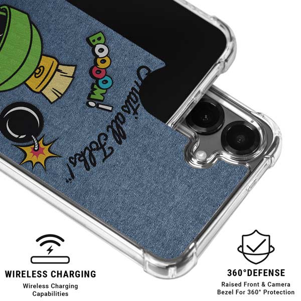 Looney Tunes Marvin Thats All Folks Galaxy S26 Plus Clear Case