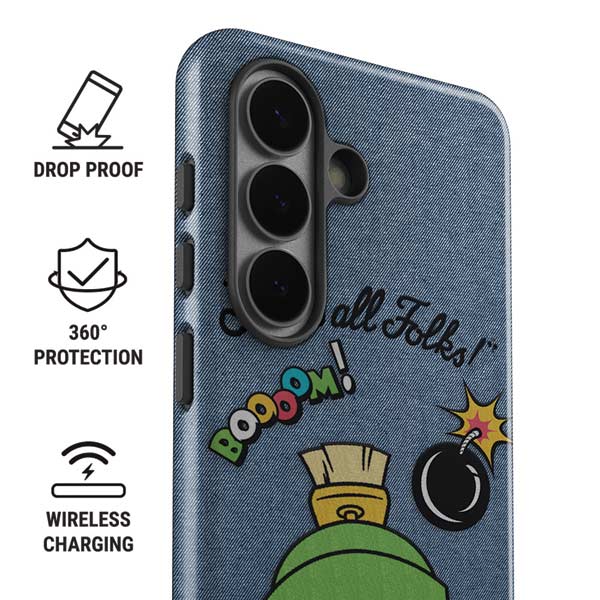 Looney Tunes Marvin Thats All Folks Galaxy S26 Plus Impact Case