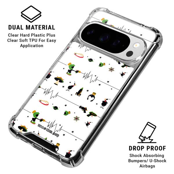 Looney Tunes Marvin the Martian Gadgets Google Pixel 10 Pro Clear Case