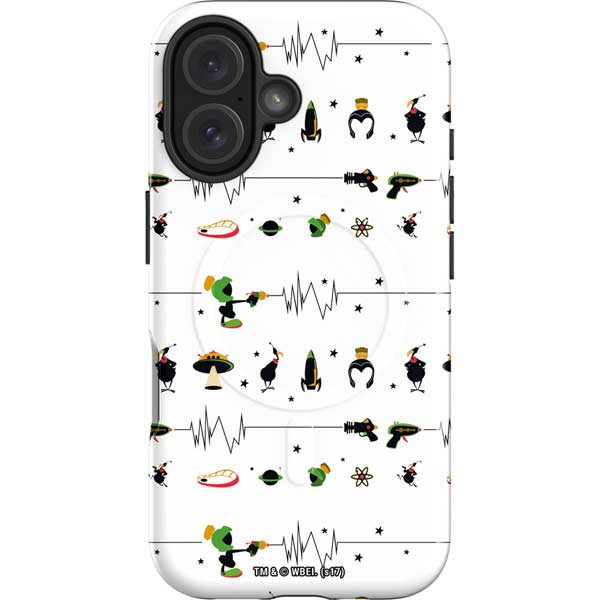 Looney Tunes Marvin the Martian Gadgets iPhone 16 Plus Magsafe Impact Case