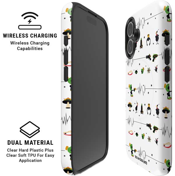 Looney Tunes Marvin the Martian Gadgets iPhone 16 Plus Magsafe Impact Case