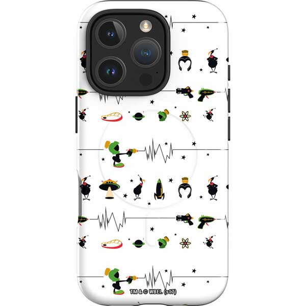 Looney Tunes Marvin the Martian Gadgets iPhone 16 Pro Max Magsafe Impact Case