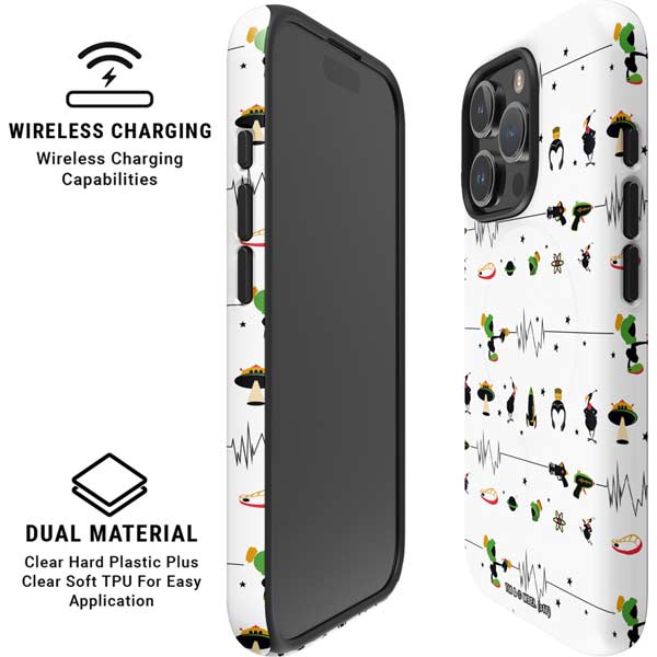 Looney Tunes Marvin the Martian Gadgets iPhone 16 Pro Max Magsafe Impact Case