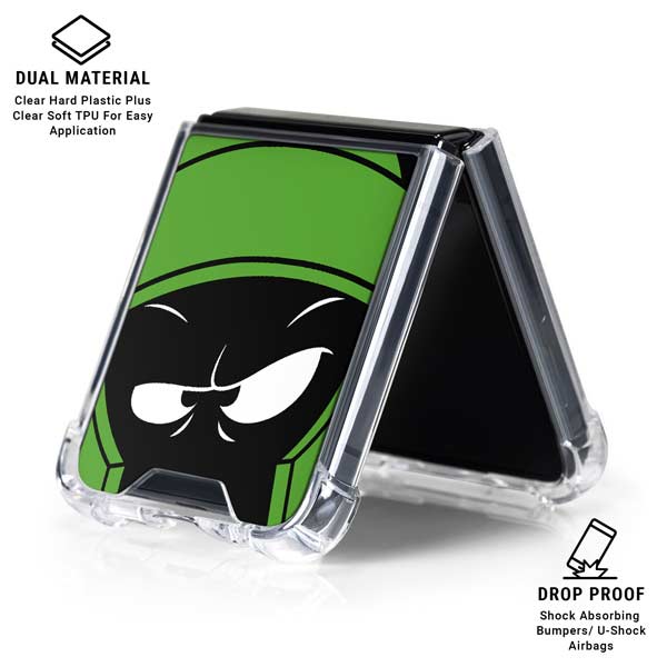Looney Tunes Marvin the Martian Galaxy Z Flip7 Clear Case