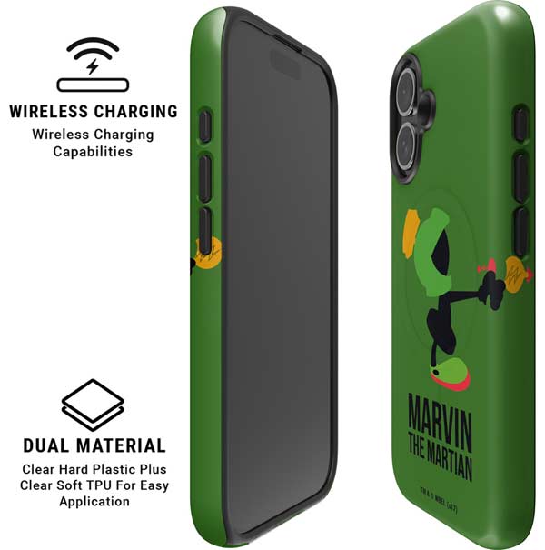 Looney Tunes Marvin the Martian Identity iPhone 16 Plus Magsafe Impact Case