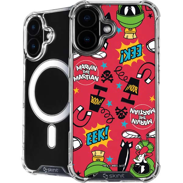 Looney Tunes Marvin the Martian Patches iPhone 17 MagSafe Case