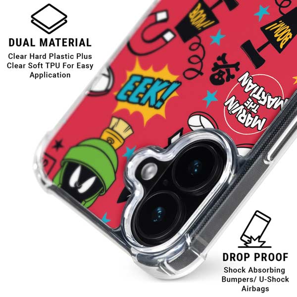 Looney Tunes Marvin the Martian Patches iPhone 17 MagSafe Case
