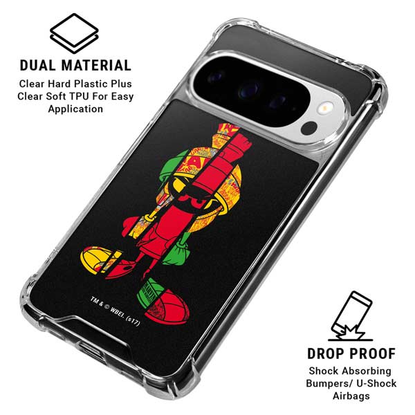 Looney Tunes Marvin the Martian Sliced Google Pixel 10 Pro XL Clear Case