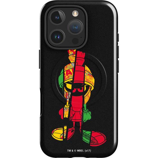 Looney Tunes Marvin the Martian Sliced iPhone 16 Pro Magsafe Impact Case