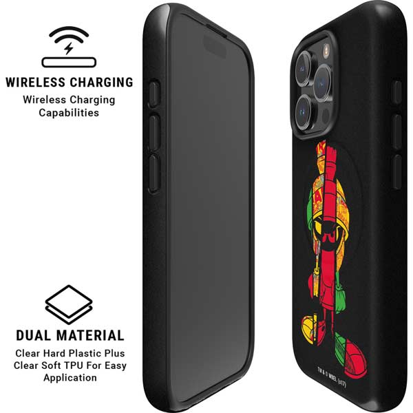 Looney Tunes Marvin the Martian Sliced iPhone 16 Pro Magsafe Impact Case