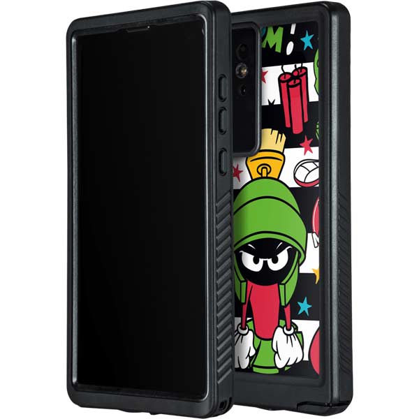Looney Tunes Marvin the Martian Striped Patches Galaxy S24 Ultra Case ...