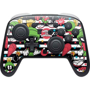Looney Tunes Marvin the Martian Striped Patches Nintendo Switch 2 (2025) Pro Controller Skin