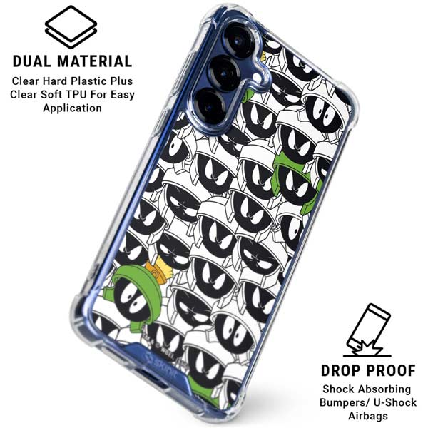 Looney Tunes Marvin the Martian Super Sized Galaxy S25 Clear Case ...