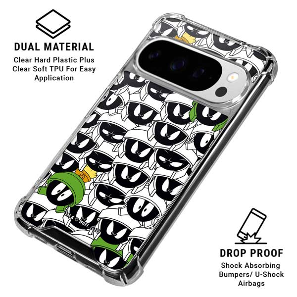Looney Tunes Marvin the Martian Super Sized Google Pixel 10 Pro Clear Case