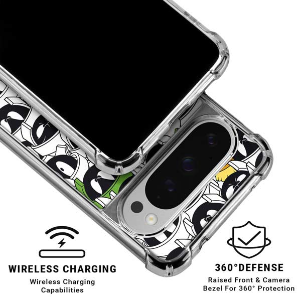 Looney Tunes Marvin the Martian Super Sized Google Pixel 10 Pro Clear Case