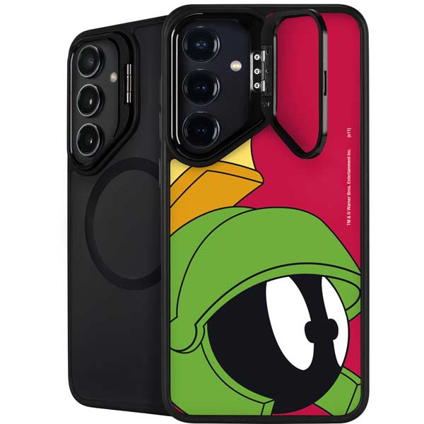 Looney Tunes Marvin The Martian Zoomed In Galaxy S26 Kickstand Case