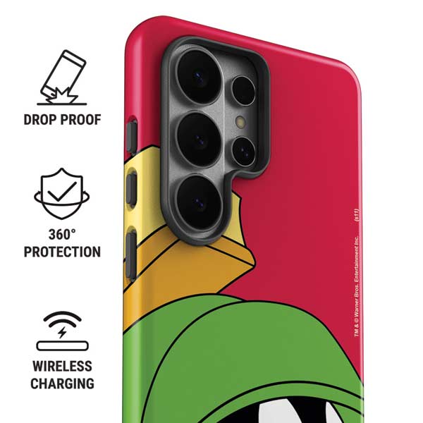 Looney Tunes Marvin The Martian Zoomed In Galaxy S26 Ultra Impact Case