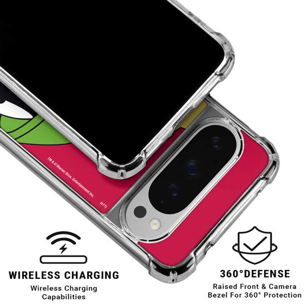 Looney Tunes Marvin The Martian Zoomed In Google Pixel 10 Pro XL Clear Case