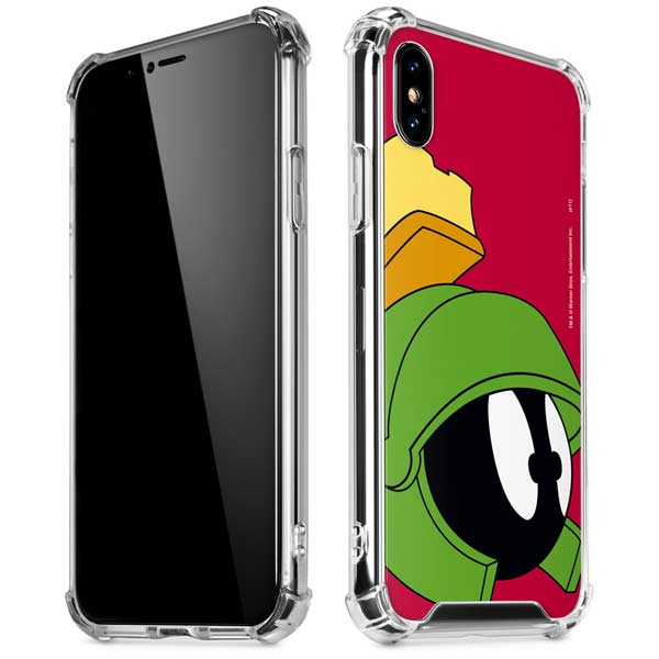 Looney Tunes Marvin The Martian Zoomed In iPhone X/XS Clear Case