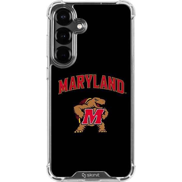 University of Maryland Collegiate Text Galaxy S26 Plus Clear Case