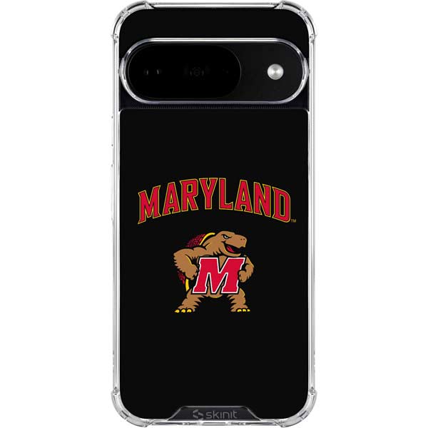 University of Maryland Collegiate Text Google Pixel 10 Clear Case