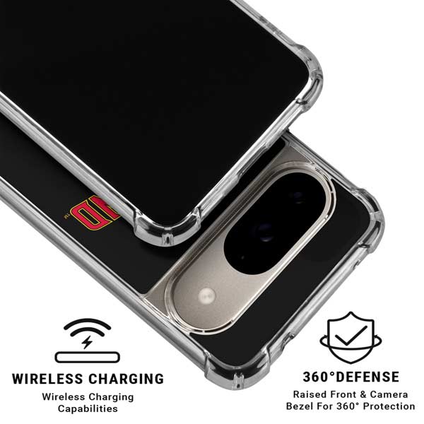 University of Maryland Collegiate Text Google Pixel 10 Clear Case