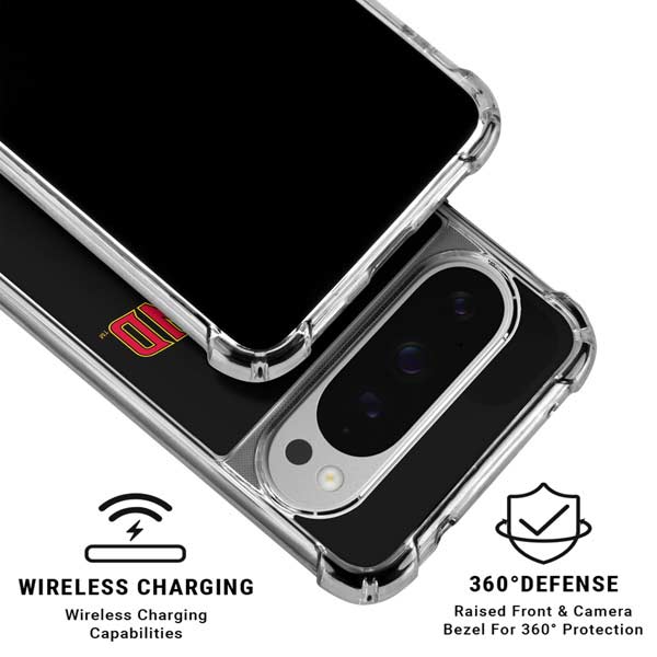 University of Maryland Collegiate Text Google Pixel 10 Pro Clear Case