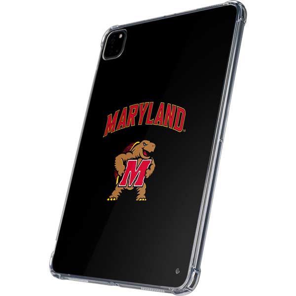 University of Maryland Collegiate Text iPad Pro 11in (2024) Clear Case