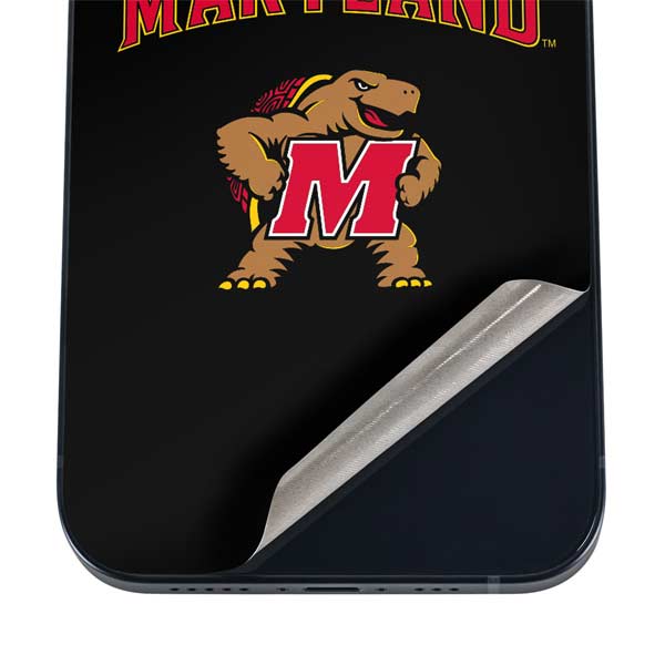 University of Maryland Collegiate Text iPhone 17 Air Skin