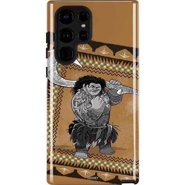Disney Princess Moana Maui Portrait Galaxy Cases