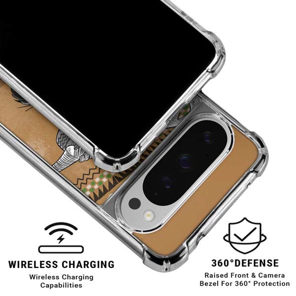 Disney Princess Moana Maui Portrait Google Pixel 10 Pro Clear Case